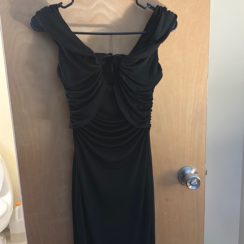 Anthropologie misha black dress